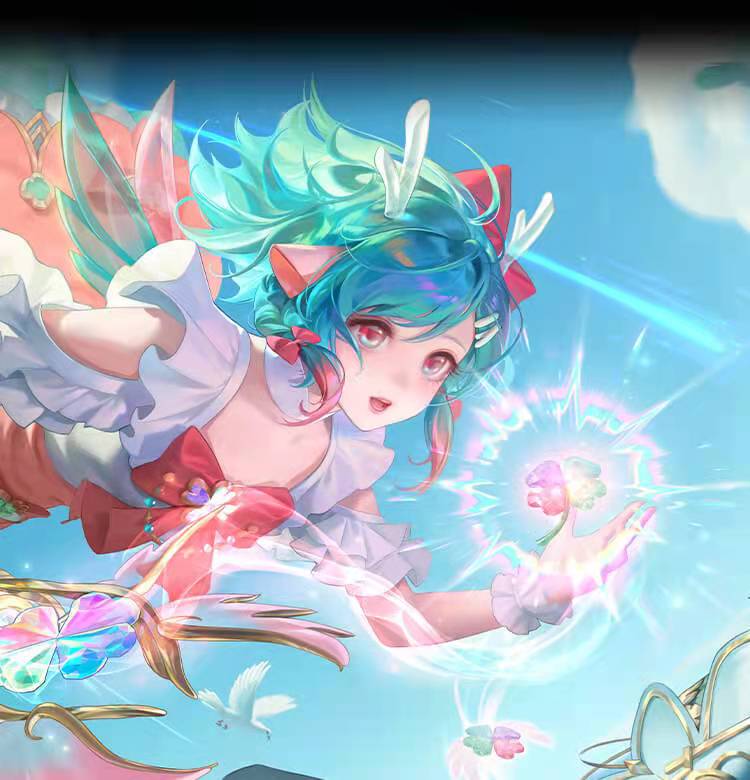 的华丽新衣,可爱灵动的形象让"国服小花旦"——斗鱼主播blue爱不释手