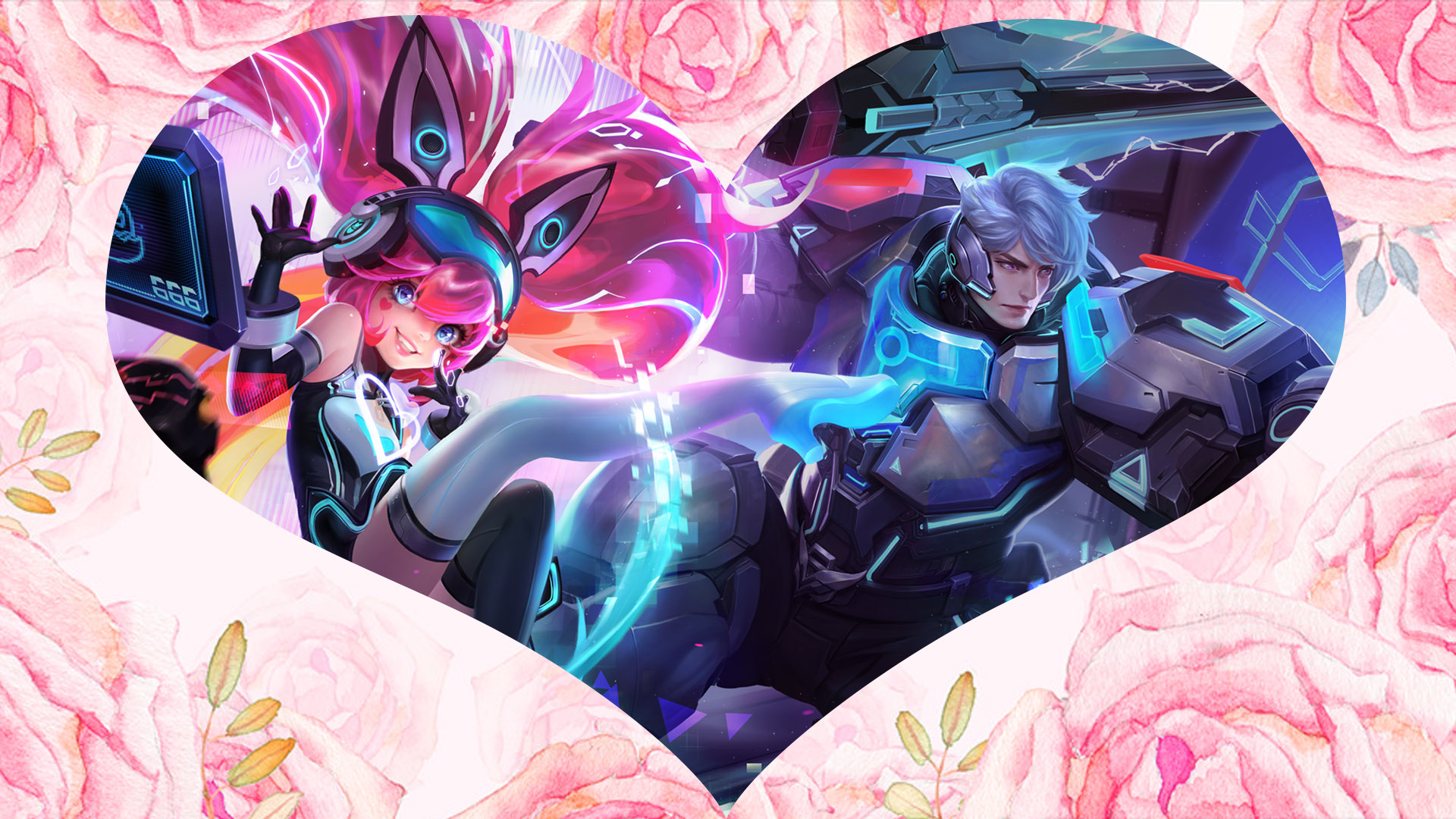 峡谷cp大盘点!他们都是情人节,520皮肤的有力竞争者