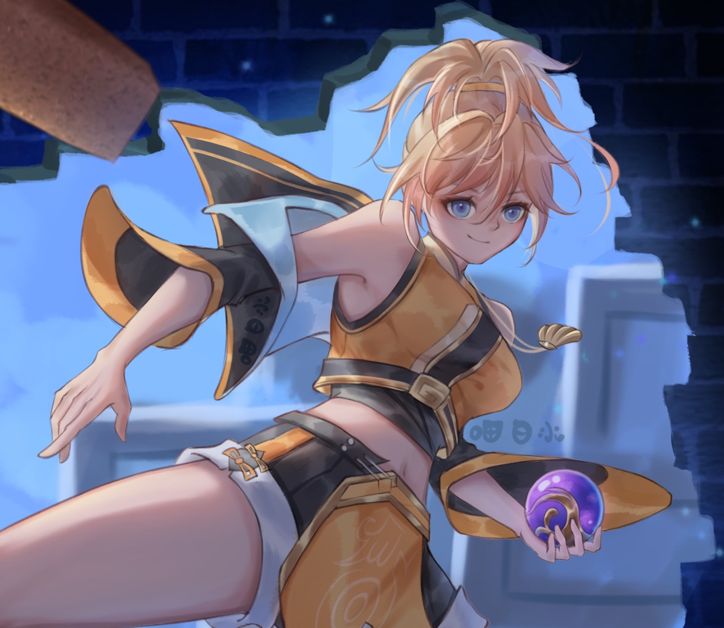 同人绘画】板砖砸人，姬小满来啦！