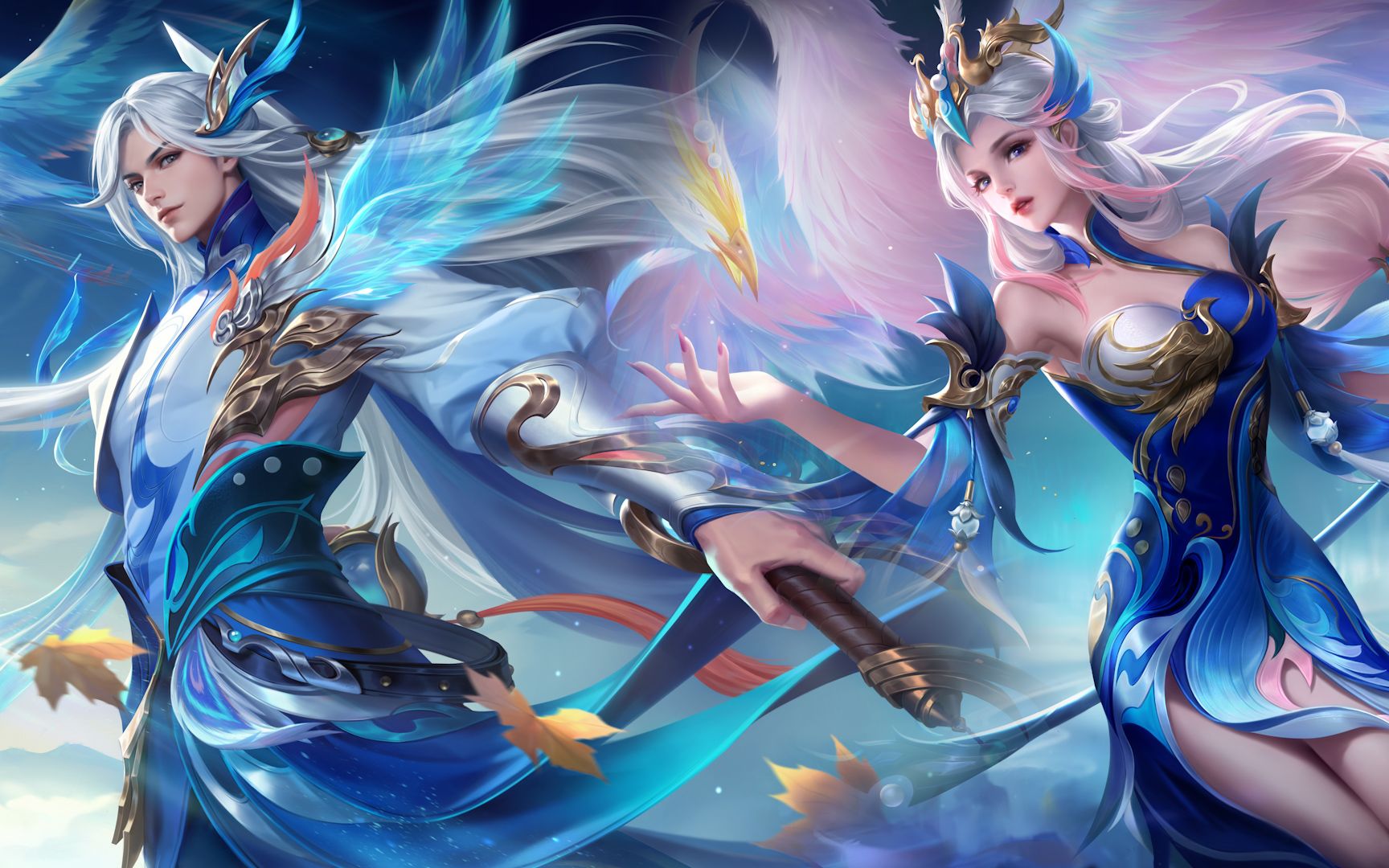 凤凰夫妇返场星元皮肤同步抽奖亚瑟安琪拉520双传说限定