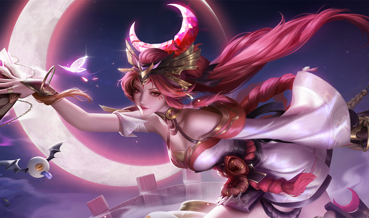 不知火舞—绯月行用习惯赏金猎手后,再去用原皮和伴生皮肤,真的很不