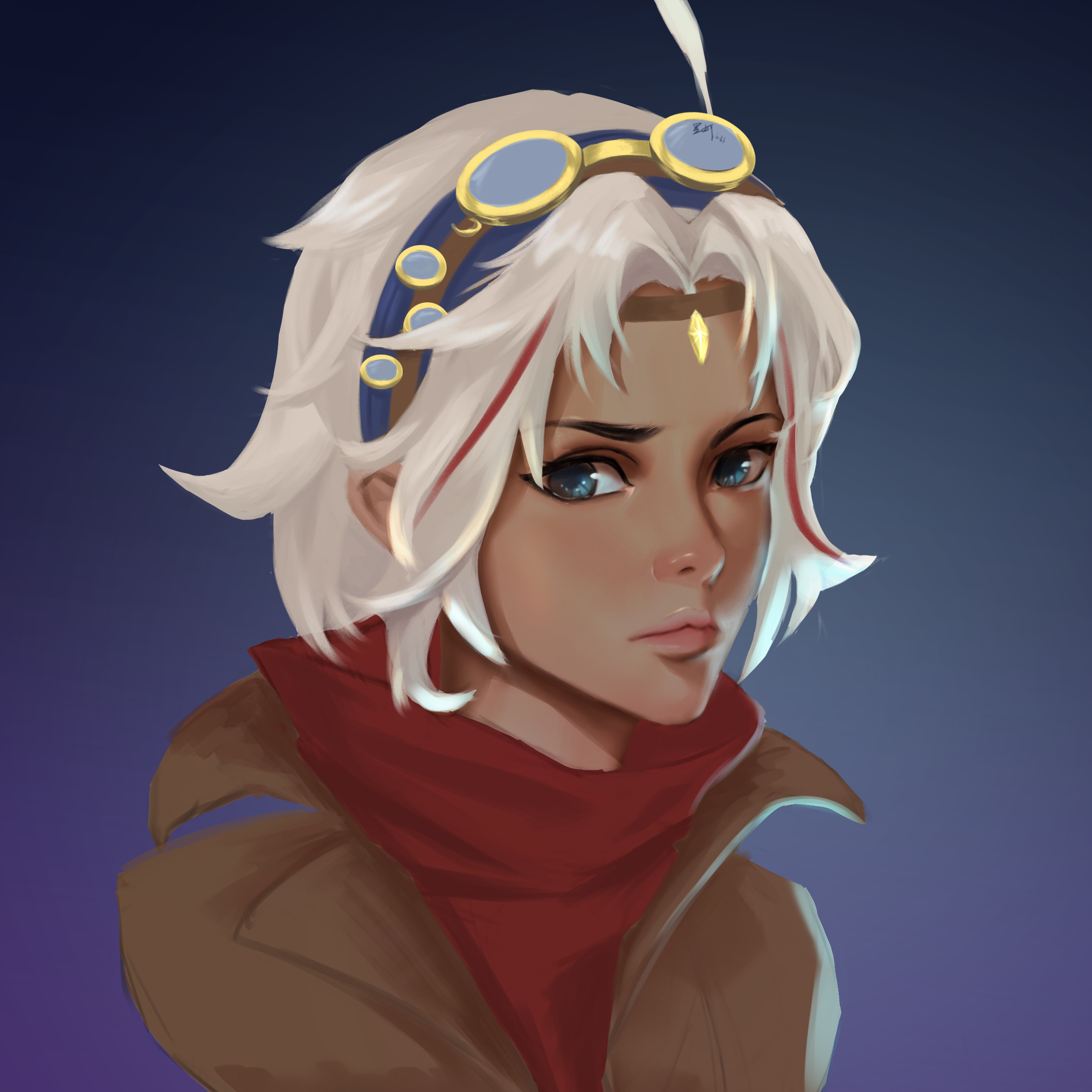 【同人绘画】戈娅头像